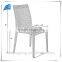Resin wicker white retangular out door furniture table and chairs&garden table
