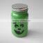 colorful halloween decoration skull glass jar with lid