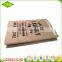 Foldable rope handle jute hamper