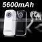 Fish mouth style Battery Charger Portable Power Bank 5600mAh