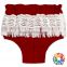 Infant And Toddler Design White Fringe Diaper Cover Soft Material Kids Bloomers