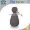 White Minimalist Concrete Woodpecker Ornament for home decor