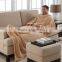 new style Portable non-woven electric heated blanket with sleeves