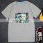 Customized printed logo 100% cotton promotion tee men's t shirt