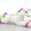 Custom new design hot selling plush kids wholesale purple white pink unicorn stuffed animal