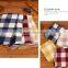 new design square pattern women tartan plaid scarf