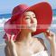 zm40597b fashion women foldable straw hat packable travel sun hat