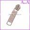 wholesale electroplate N/L nylon zipper slider with beautiful puller for different style