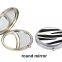 Zebra PU gift set with cosmetic mirror card box handbag holder luggage tag