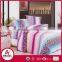 100% polyester colorful bedding sets, china custom print bedding set,90gsm bed sheet microfiber