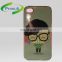 Sublimation heat tranparent plastic material LED flashing cell phone case cover skin