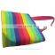 Shiny Rainbow Printed Handle Canvas Bag