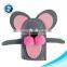 2015 Wholesale cheap custom cute mouse animal felt finger puppet