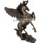 Lifelike and Majestic Standing Horse with Wing Animal Figure