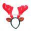 2016 new arraival christmas santa reindeer elk headband antlers head buckle