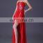 Grace Karin Sexy Strapless Sweetheart Split Front Red Evening Gowns Long Formal Evening Dress CL3443-1