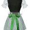 Green classical Dirndl Trachten German Oktoberfest Bavarian Traditional Dirndl For Women (Traditional German Dress)