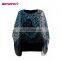 Batwing Sleeve Chiffon Tribal Animal Print Poncho for Old Women