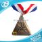 Promotion Gift Custom Zinc Alloy Metal Sport Medal with Ribbon