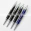 click plunge action metal ball pen factory supply heavy promotion engraved customized logo ballpoint pen