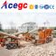 Building material plaster sand,gravel material manufacturing mobile crushing station machine