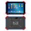 HiDON 7 inch to 10 inch NFC fingerprint barcode scanner android or windows waterproof rugged tablets, rugged tablet pc computer