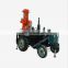 Easy operation water well drill rig four wheel type tractor drill rig