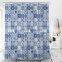 Rustic Wooden Shower Curtain Set with Non-Slip Rug Toilet Lid Cover Bath Mat Shower Curtain Set for Bathroom