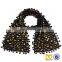 Children Girls Cute Turkey Pom Pom Scarf Kids Thanksgiving Posh Scarf.