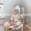 A0217# 2020 new baby bodysuit style baby one piece toddler girls clothing newborn baby clothes with hat