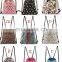PU Backpack Printed Adult Children Patchwork Sport School bags 18Styles