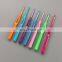 Knitting tool sweater needle alumina plastic handle color crochet hooks with opp bag