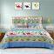 Ultrasonic Cartoon Quilt Sets Dinosaur Quilt Lightweight 100% Microfiber Bedspreads for Children