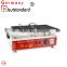 Commercial automatic waffle machine hot sale 8 pieces waffle maker stainless steel waffle making machine with CE