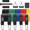 11pcs/Set Gym Equipment Resistance Band With Foam Handle