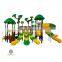 Kids outdoor amusement playground tube slide entertainment park playground equipment JMQ-G023A