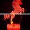 Multicolor 3D Acrylic  LED Night Light unicorn Table Lamp