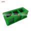 Green Three Gang Plastic  40x40x40mm Cube Test Moulds