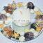 centerpiece mirror decorations set affordable glass mirror candle plate for wedding or party table mirror