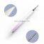 2 head Gradient Handle Wax Dotting Pencil for Pick Up Nail Rhinestones Gel Applicator