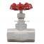Bundor Stainless Steel Thread connection end hand wheel globe valve