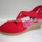 women casual canvas shoes jute espadrille
