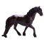 Chinese Factory Direct PVC Soft Vinyl Safe Animal Toys Customs Plastic Animal Figure Toys Friesian Horse