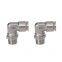 Male Type Quick Connect 316 Stainless Steel Pneumatic Push In Pipe Fittings, 90 Degree Elbow One Touch Pneumatic Tools