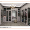 space aluminium wardrobe