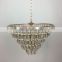 chandelier lighting Wedding Light Gold chandelier luxury Chrome Crystal Electric crystal chandelier for Home Hotel