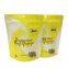 Clear window plastic zipper stand up salt bags salt packet sachet with custom digital printing