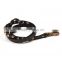 New arrival pu brown key holders strap hang around neck cheap custom leather key chain
