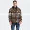 Christmas Autumn and Winter Men's Plus Velvet Thick Warm Jacket Inch Shirt Men's Trend Student Plaid Shirt Lamb Velvet Jacket