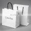 Factory Outlet Sale White brand Gift Paper Shopping Bag with Logo